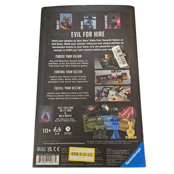 Ravensburger Star Wars Villainous - Scum and Villainy Strategy Board Game - Picture 3 of 8